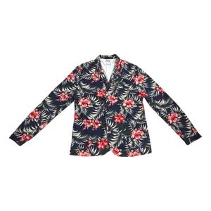 Edwin Japanese Floral Print Cotton Blazer Jacket For Men  Size L